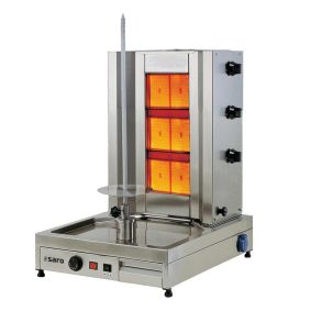 SARO Grill à kebab / gyros à gaz modèle TILLA 3
