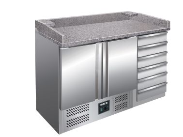 SARO Table à pizza réfrigérée modèle PZ 9001