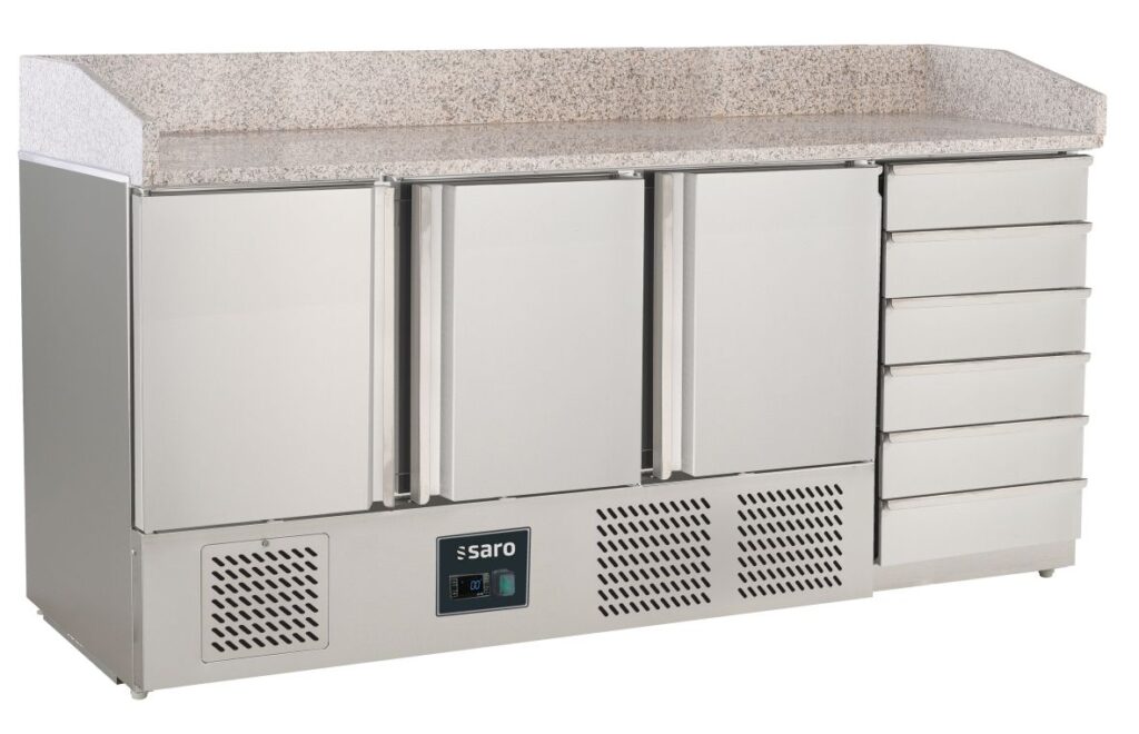 SARO Table à pizza réfrigérée modèle PZ9031 PRO