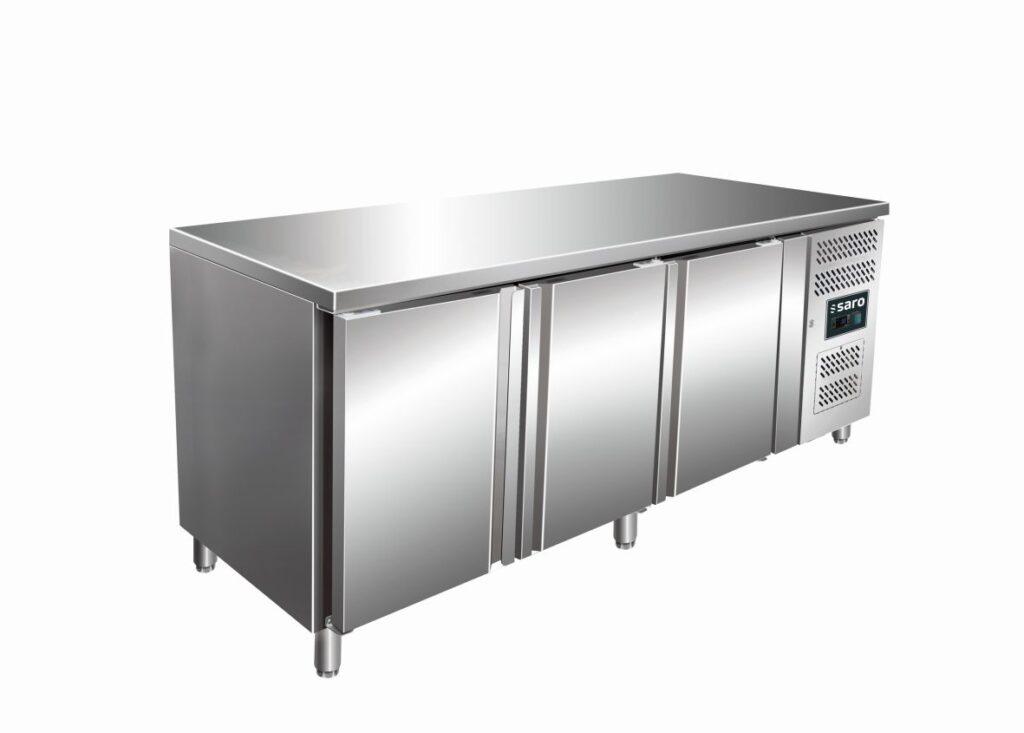 SARO Table réfrigérée, 3 portes modèle SNACK 3100 TN