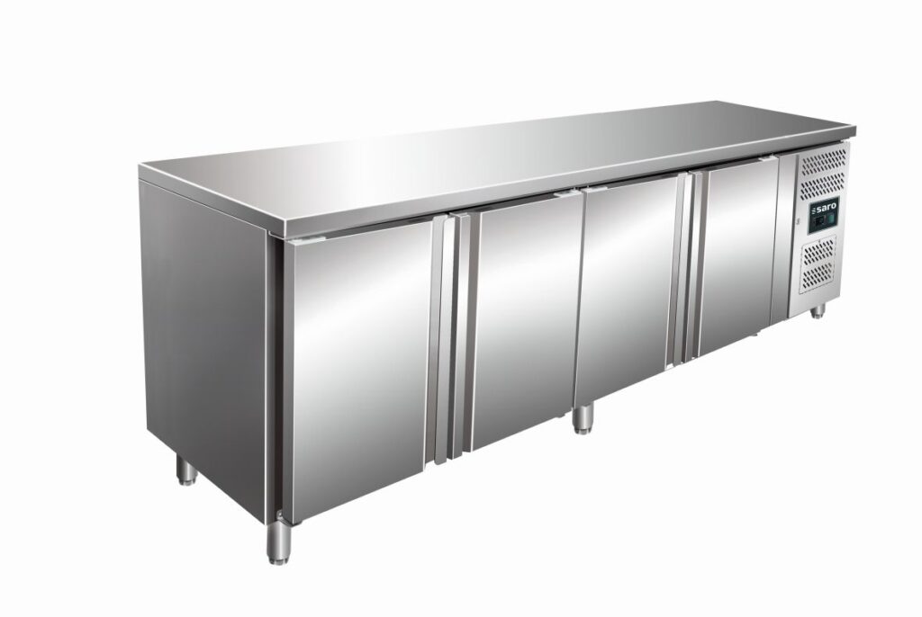 SARO Table réfrigérée, 4 portes modèle SNACK 4100 TN