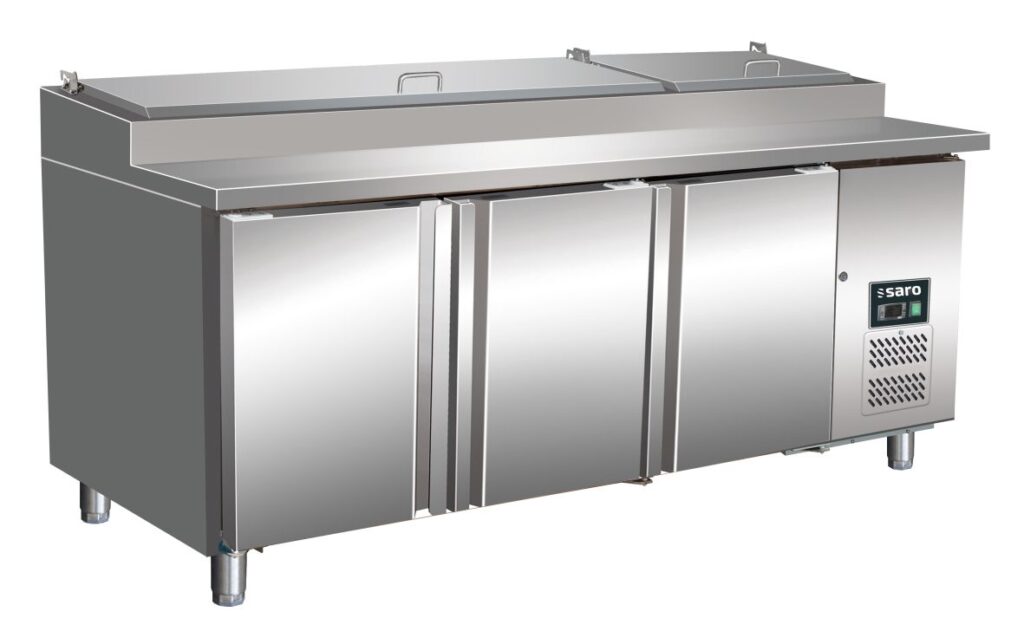 SARO Table de préparation ventilée - 1/3 GN modèle SH 3070