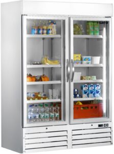 SARO Armoire réfrigérée avec 2 portes vitrées modèle G 920