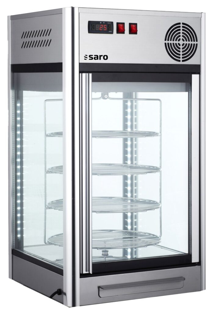 SARO Vitrine à pâtisserie, 108 litres modèle ISABELL