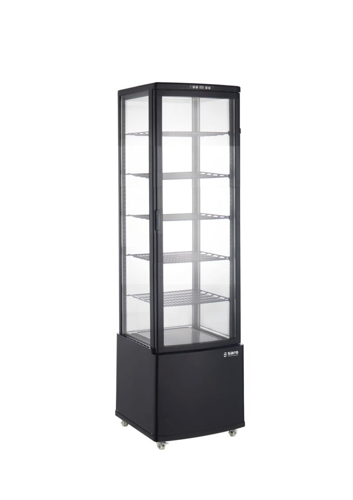 SARO Vitrine, noire modèle LEO AV