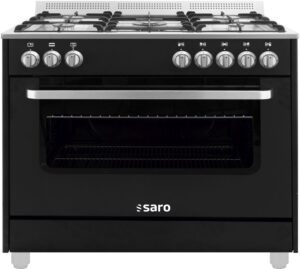 SARO Cuisinière multifonction gaz/électrique modèle TS95C61LNE black
