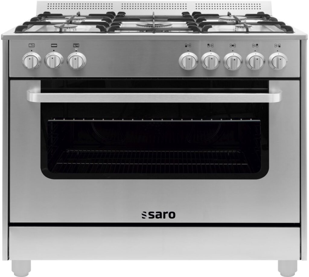 SARO Cuisinière multifonction gaz/électrique modèle TS95C61LX