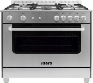 SARO Cuisinière multifonction gaz/gaz modèle TS95C71X