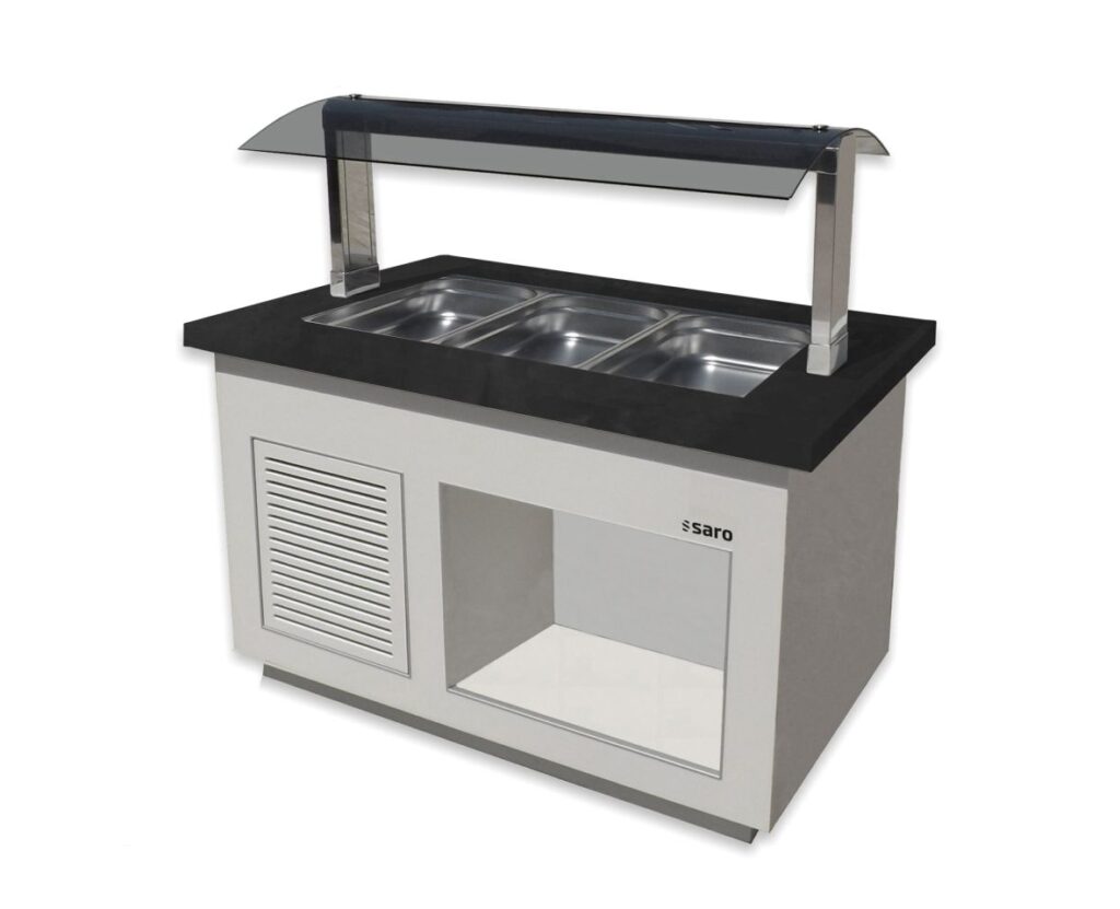 SARO Buffet chaud modèle PREMIUM LINE SB-H 130 white