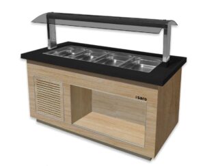 SARO Buffet chaud modèle PREMIUM LINE SB-H 170 OAK