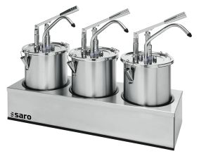 SARO Distributeur de sauce lot de 3 modèle PD-003