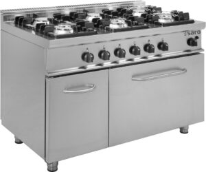 SARO Cuisinière à gaz avec four à gaz modèle E7/KUPG6LN