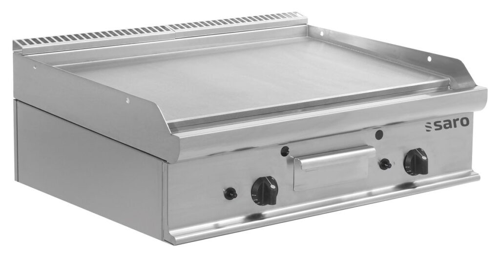 SARO Plaque à snacker à gaz à poser modèle E7/KTG2BBL