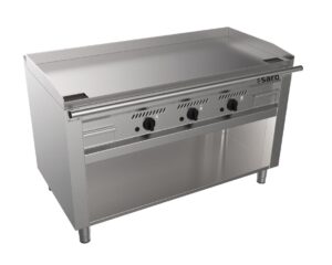 SARO Grill teppanyaki à gaz sur placard ouvert modèle TED3/140 G