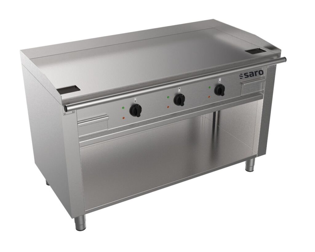 SARO Grill teppanyaki électrique sur placard ouvert modèle TED3/140 E