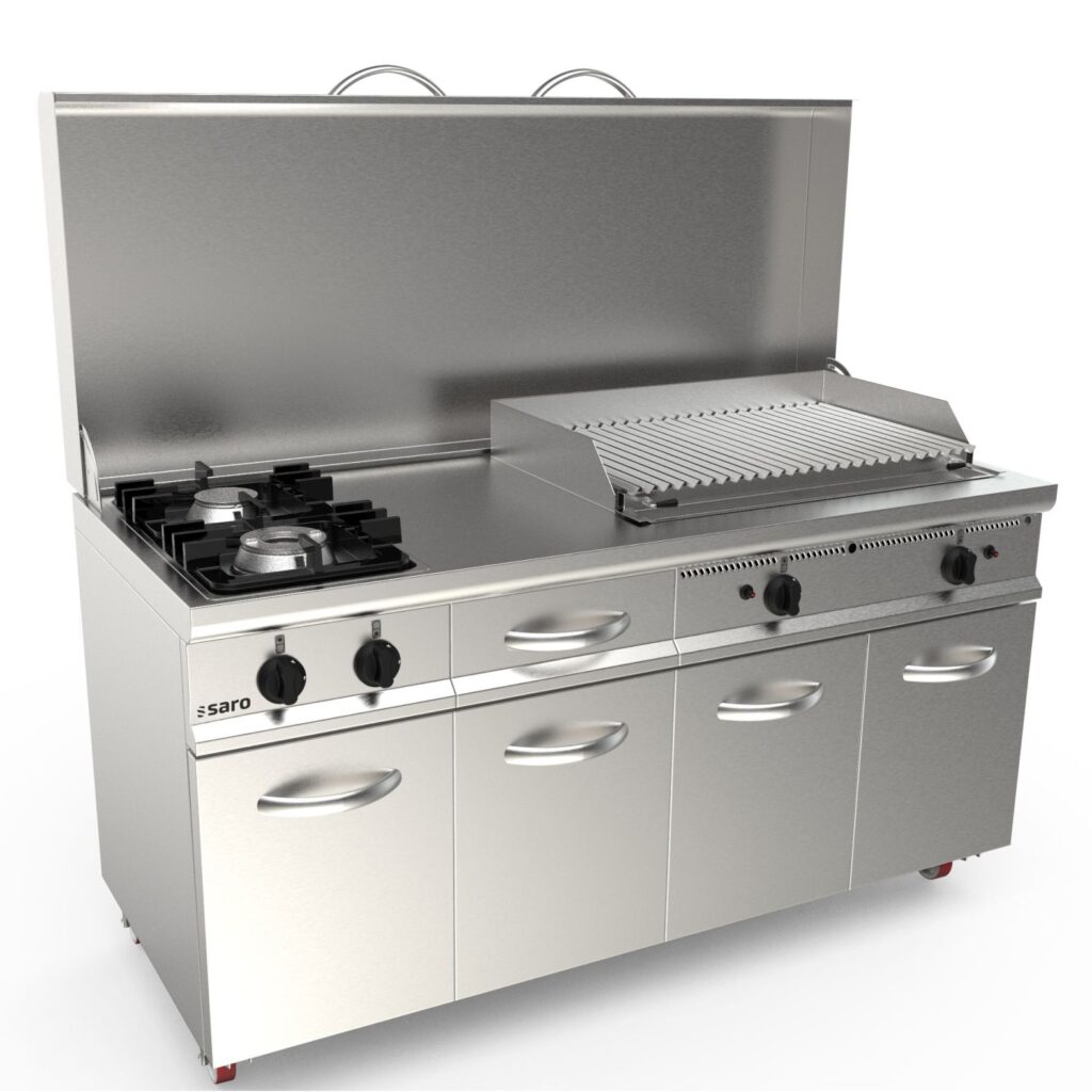 SARO Îlot de cuisine mobile modèle FILCHEF