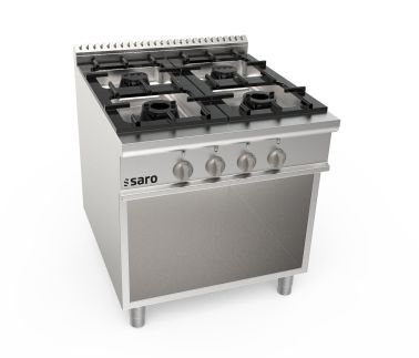 SARO Réchaud à gaz sur placard ouvert, 4 feux LQ modèle LQ / CUG4BA