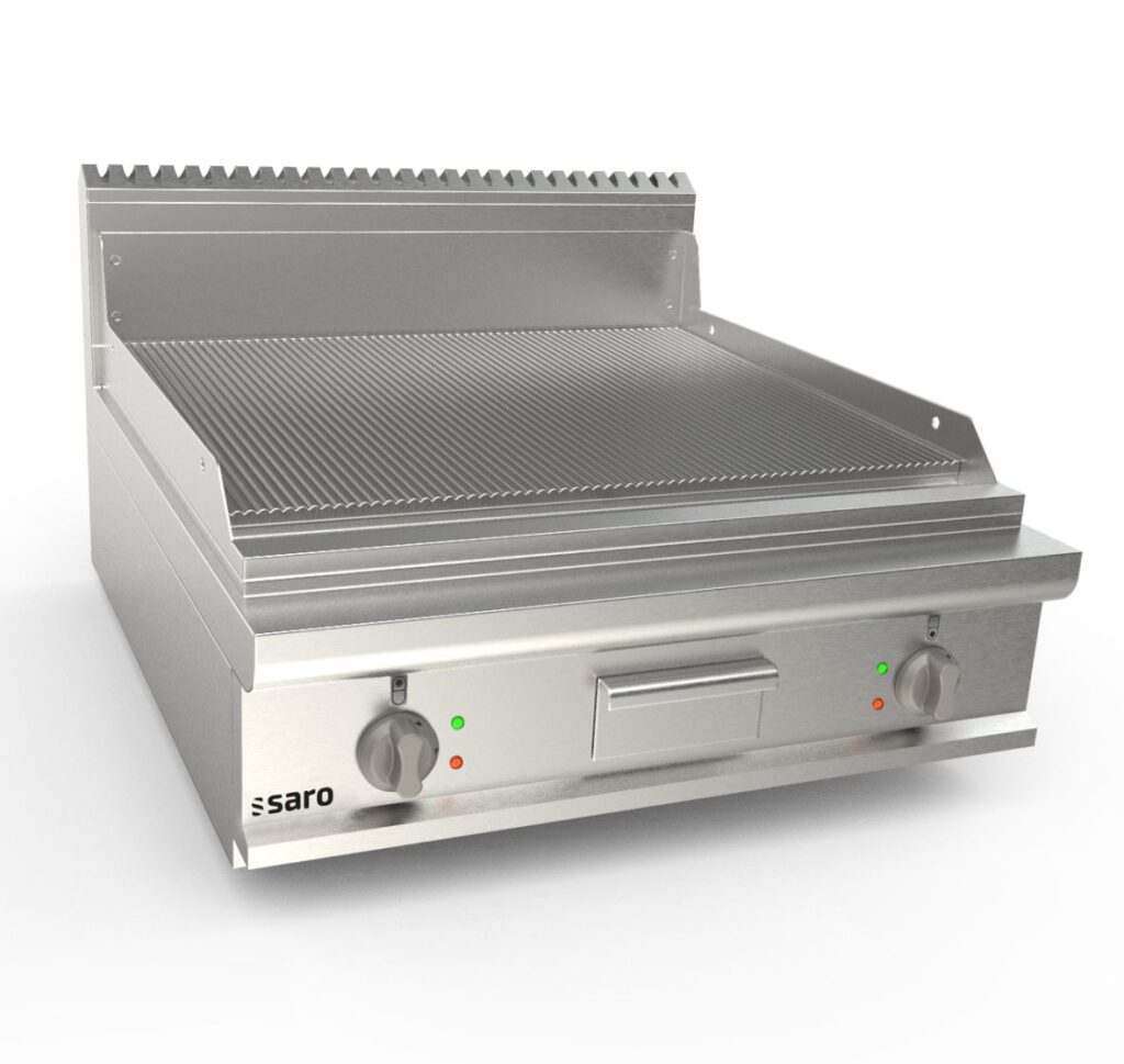 SARO Plaque à snacker électrique à poser modèle LQ / FTE4BBR