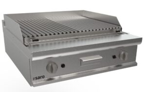 SARO Grill à pierre de lave à gaz à poser modèle LQ / BS2BB
