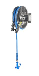 SARO Enrouleur + tuyau (15 m) + pistolet modèle BENJAMIN