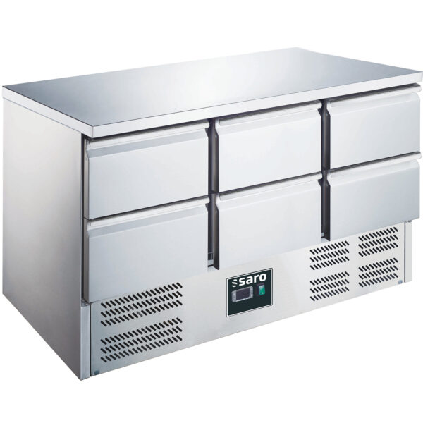 SARO Table réfrigérée 6 tiroirs modèle ES 903 S/S TOP 0/6