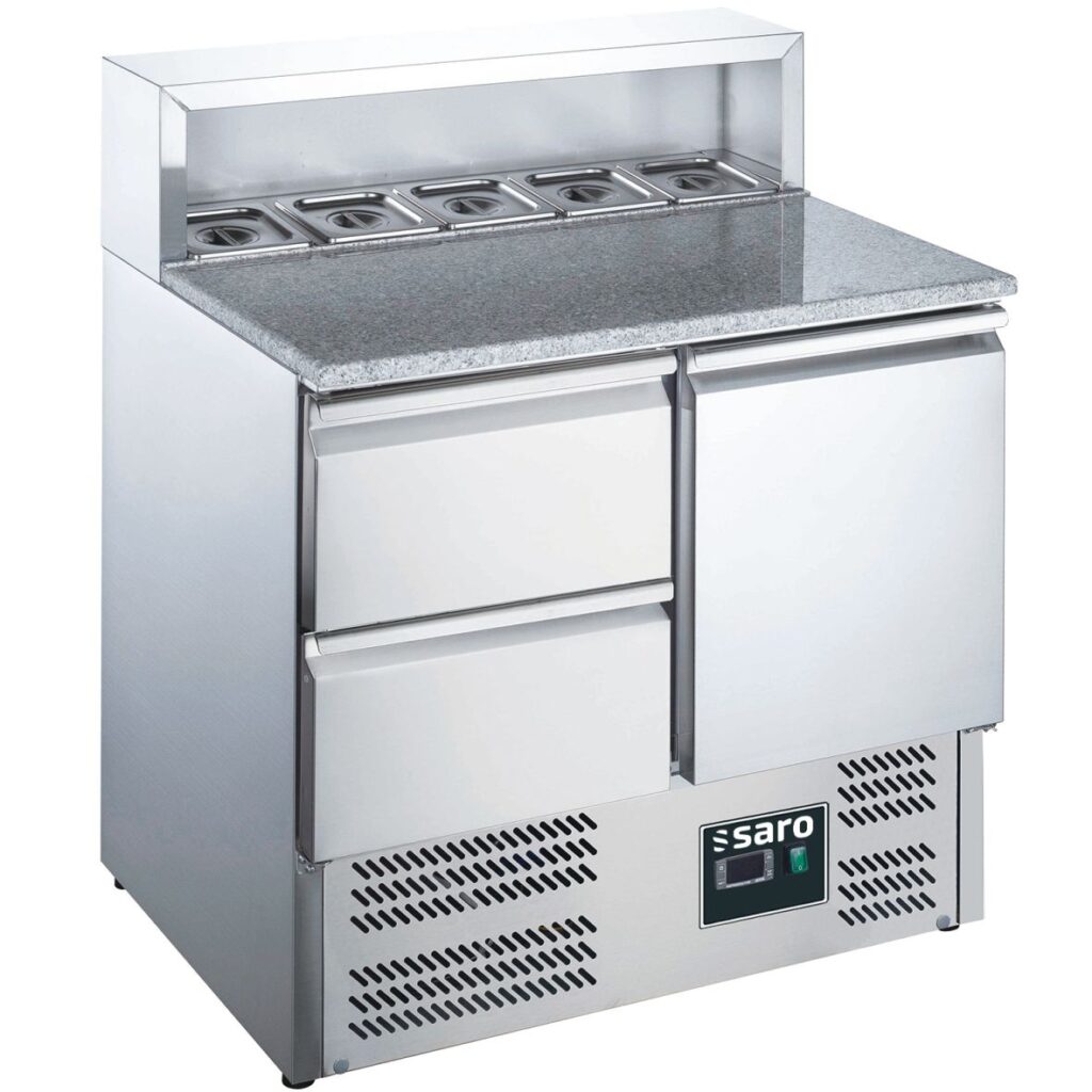 SARO Table à pizza réfrigérée modèle EPS 900 1/2