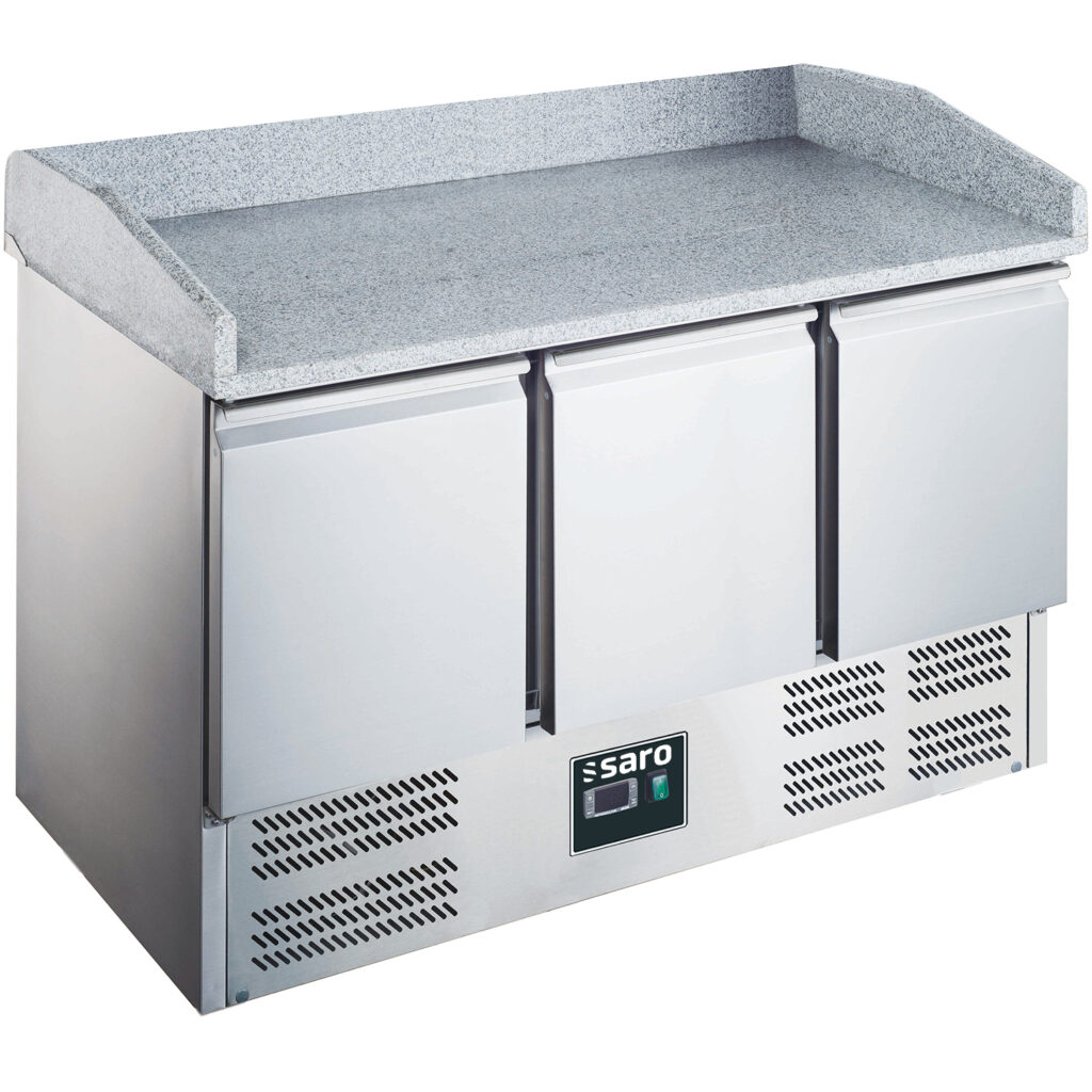 SARO Table à pizza réfrigérée avec vitre modèle ES 903 PZ