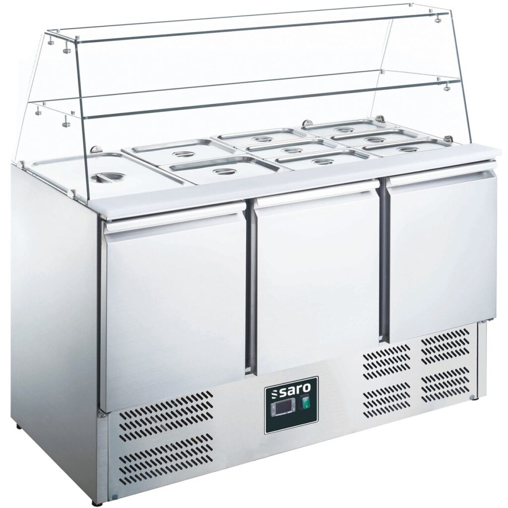 SARO Saladette avec vitre modèle ES 903 G