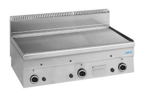 SARO Plaque grill à gaz lisse à poser 1000x600 modèle GFT106L