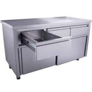 SARO Sliding door cabinet - 3 drawers 1600X700mm