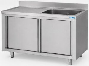 SARO Plonge sur placard avec portes coulissantes 1200 mm