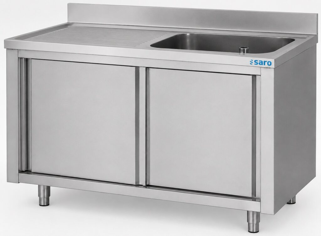 SARO Plonge sur placard avec portes coulissantes 1400 mm