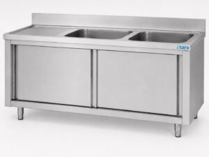 SARO Plonge sur placard avec portes coulissantes 1600 mm
