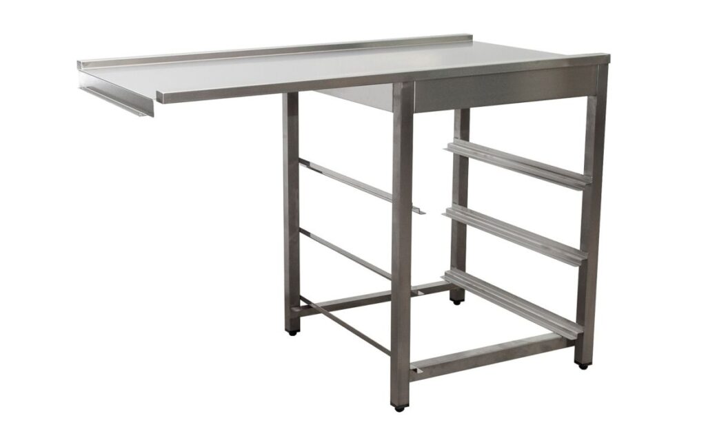 SARO Table de sortie pour lave-vaisselle gauche, 1200 mm