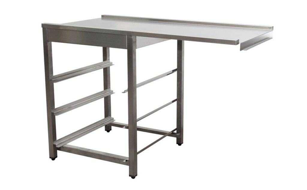 SARO Table de sortie pour lave-vaisselle droite, 1200 mm