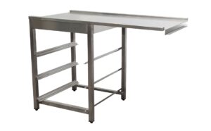 SARO Table de sortie pour lave-vaisselle droite, 1200 mm