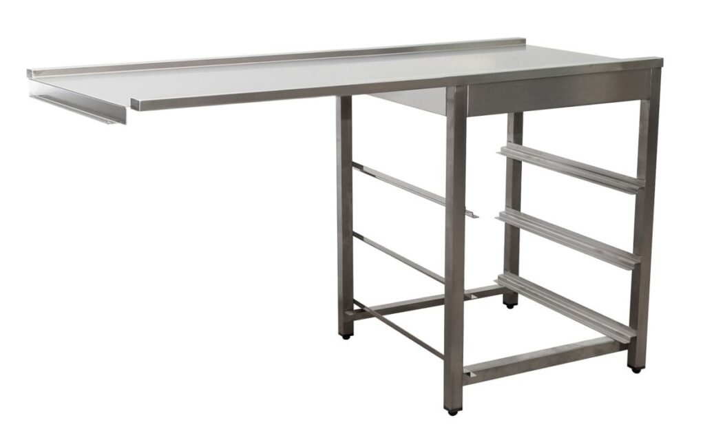 SARO Table de sortie pour lave-vaisselle gauche, 1600 mm