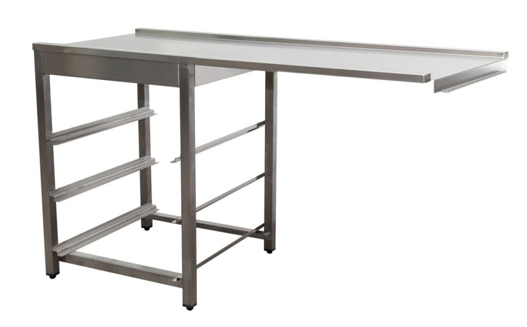 SARO Table de sortie pour lave-vaisselle droite, 1600 mm
