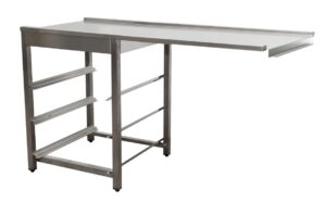 SARO Table de sortie pour lave-vaisselle droite, 1600 mm